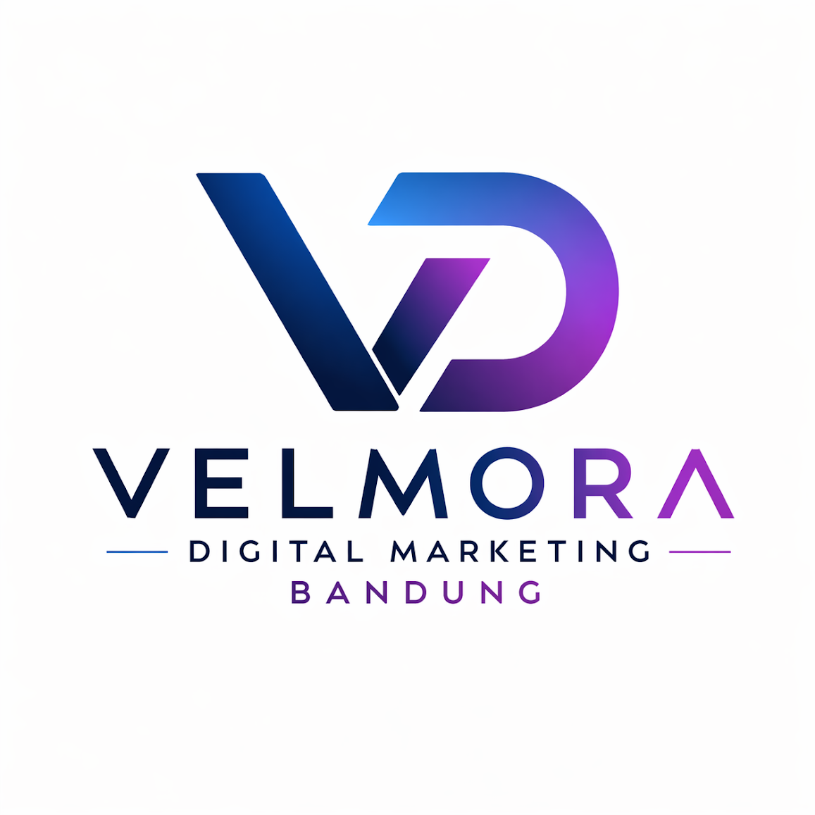 Logo Velmora Marketing Digital Bandung